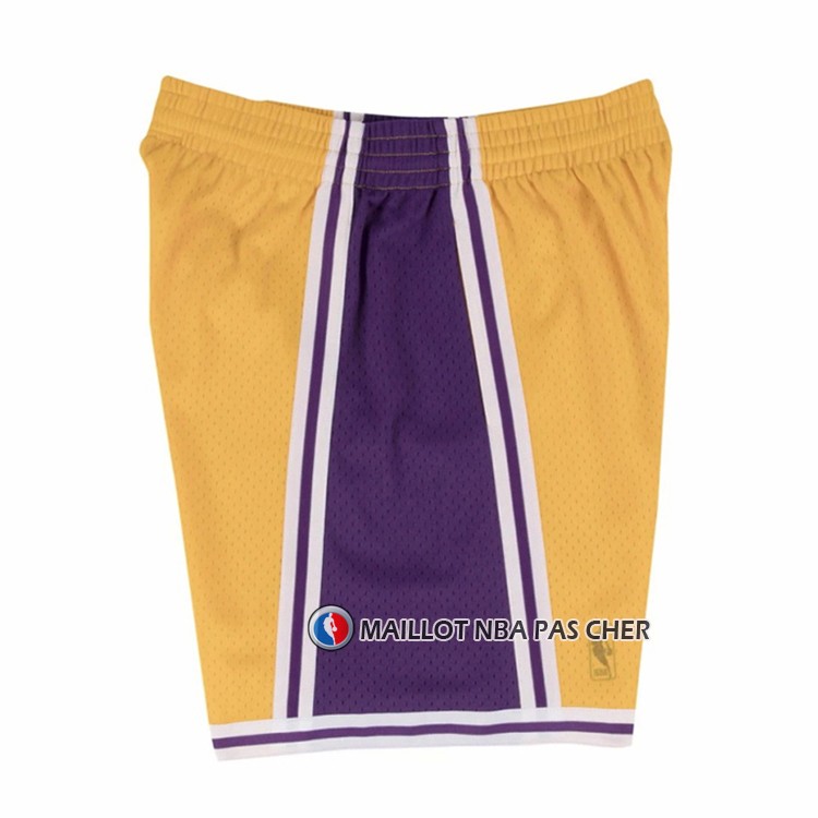 Short Los Angeles Lakers Mitchell & Ness Jaune